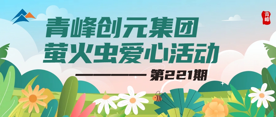 汇聚龙城爱心 润泽陇西学子——青峰创元集团萤火虫爱心活动第221期报道